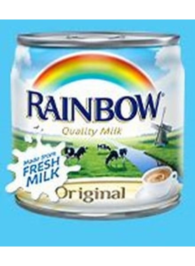 Rainbow Original Vitamin D Evaporated Milk – 96 Pack of 170g Tins | Fortified Dairy for Rich Taste & Nutrition - Image 2